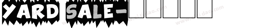 Yard Sale字体转换